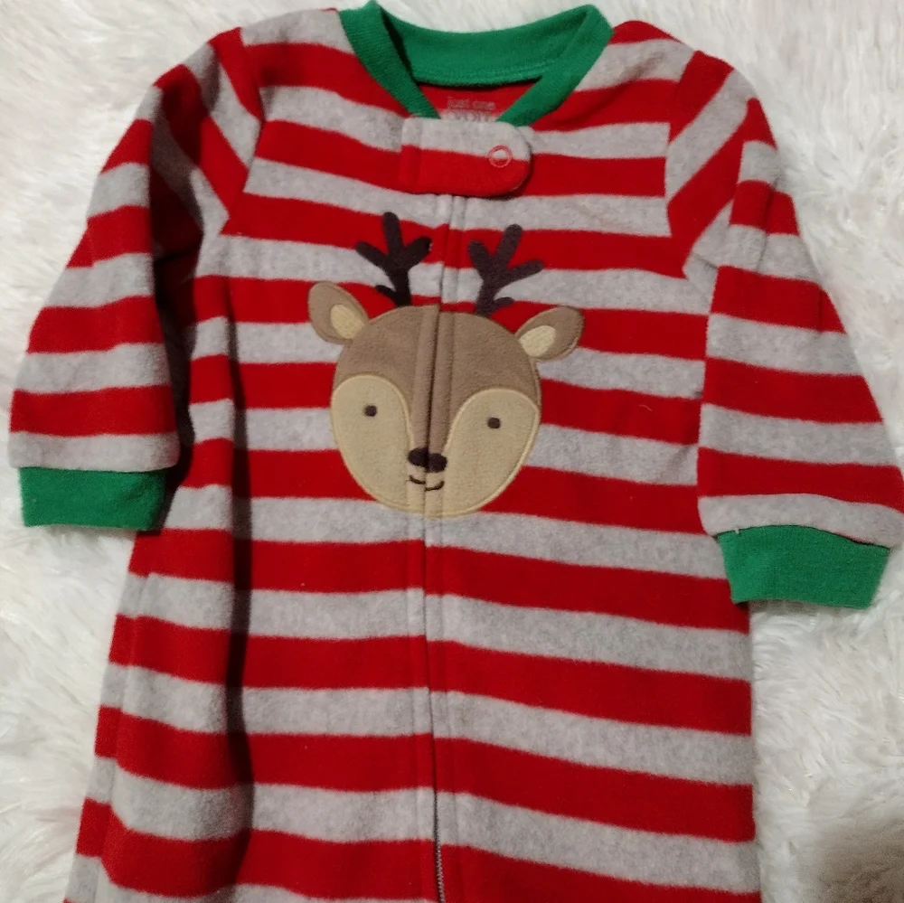 Carter's Reindeer 🦌 6 Month Fleece Onesie